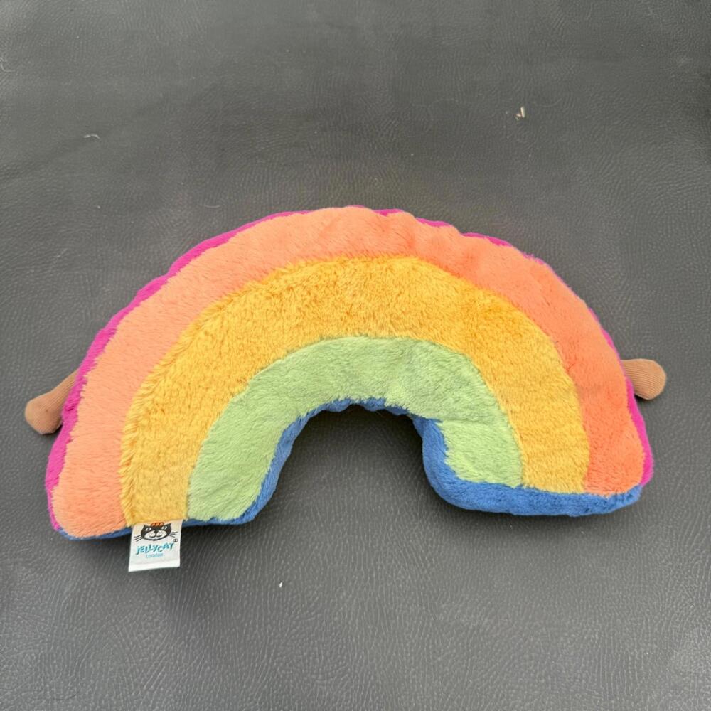 Jellycat‎ Amuseables Rainbow Plush Medium A2RB 12" Stuffed Toy Cordy Arms - Picture 2 of 7